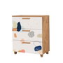 Hanah Home Leva Gravis Pied en Pino Atlántico y Blanco